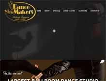 Tablet Screenshot of dancemakers.net