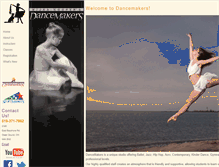 Tablet Screenshot of dancemakers.ca
